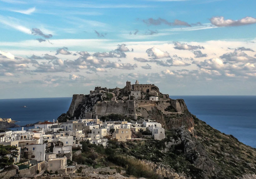Castle of Chora Kithira, Greece